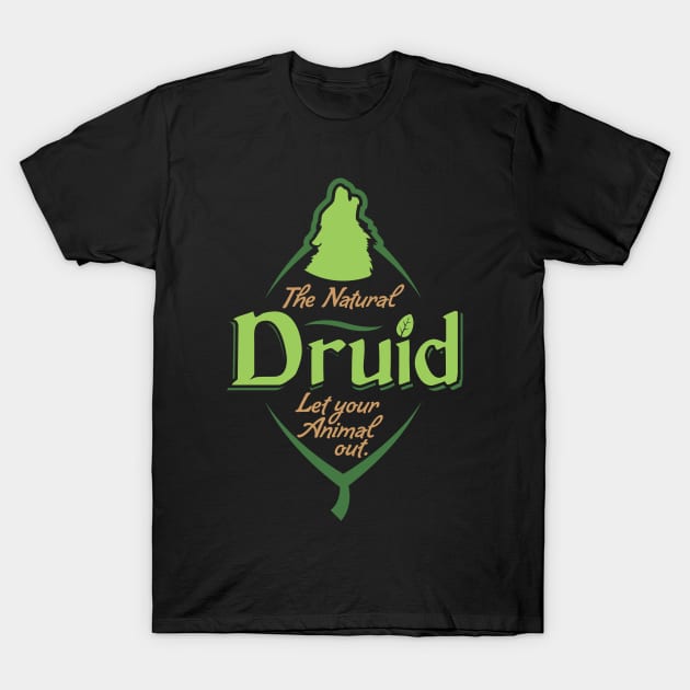 Dungeons & Dragons Druid Class T-Shirt by Natural 20 Shirts